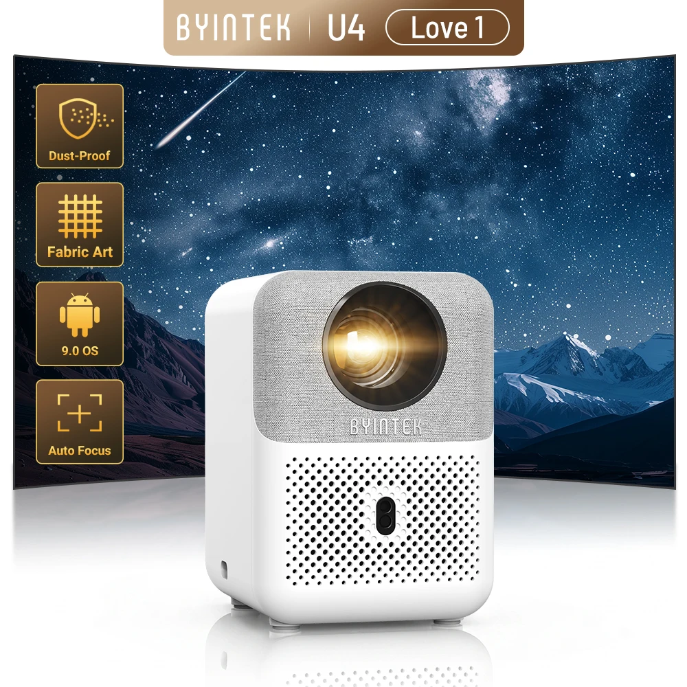Retro Gaming Projector - Projektor Mini BYINTEK Full HD U4