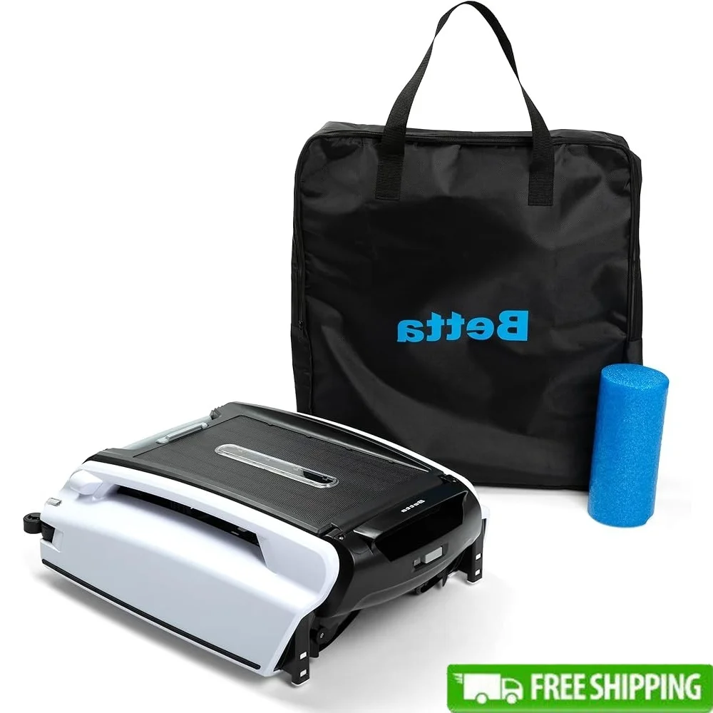 

SE Solar Powered Robotic Pool Skimmer Cleaner Automatic 24/7 Battery Powered Continuous Cleaning Durable Storage Bag Suitable