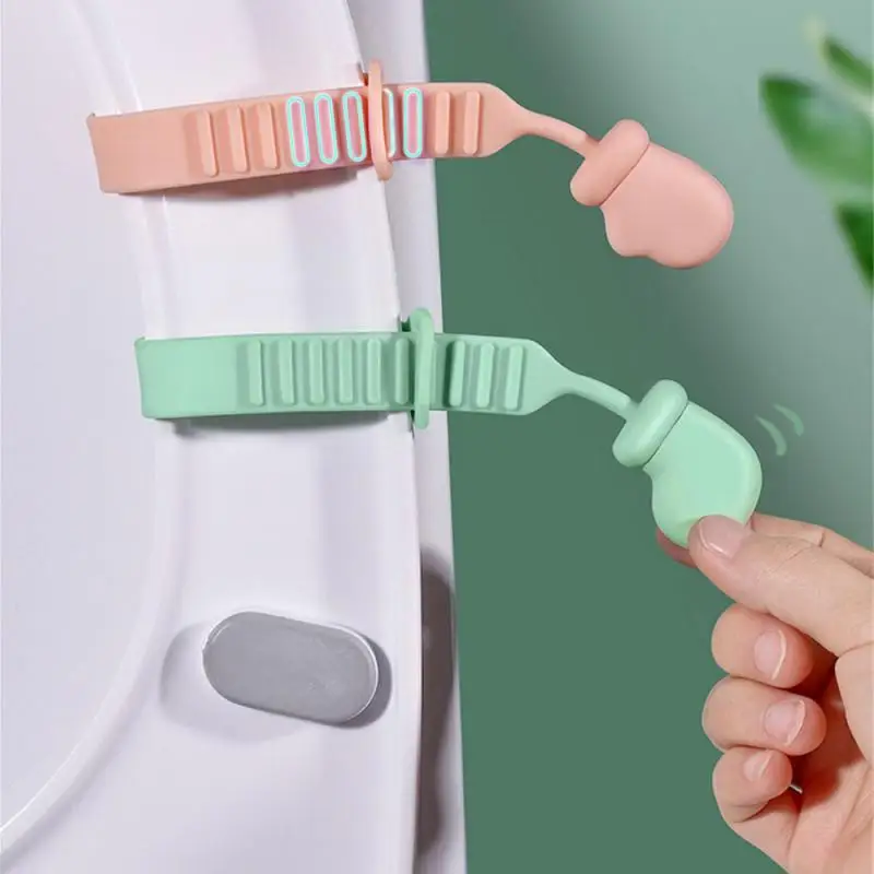 10/30PCS Silicone Lid Lifter Clean And Sanitary Environmental Protection Material Silicone Bathroom Toilet Handle Easy To Clean