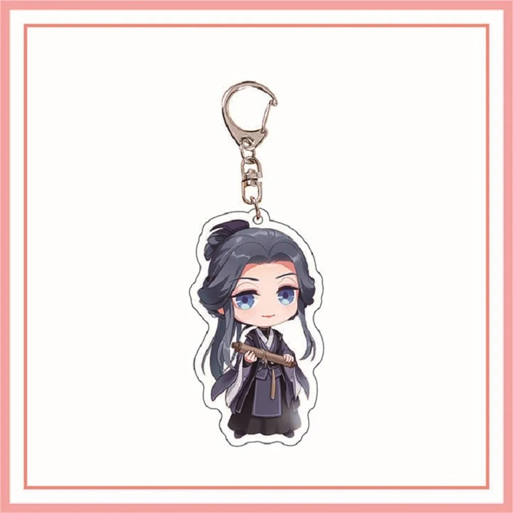 Hot Tian Guan Ci Fu Keychain Anime Heavenly God Blesses The PeopleNew Anime Cartoon Figures Key Chain
