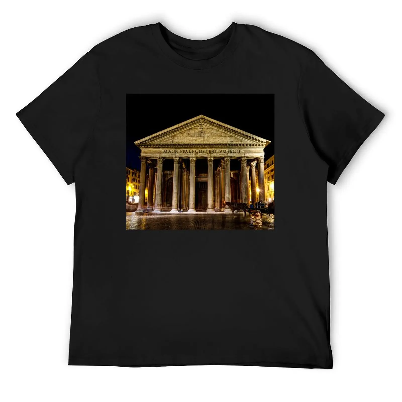 Pantheon Rome T-Shirt customizeds anime korean fashion essential t shirt t shirt for men