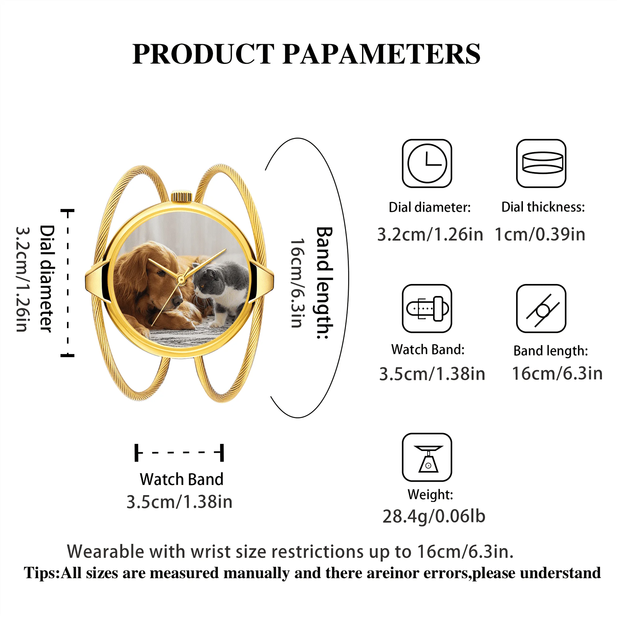 Women’s DIY Customisable Watches with Personalised Dials – Stylish, Unique, Niche, Water-Resistant Quartz Watches – Perfect Gift