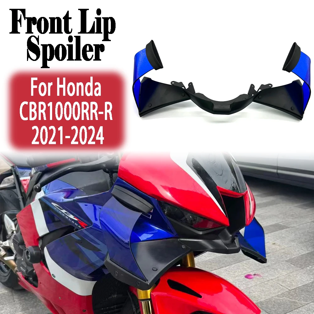 

For HONDA honda CBR1000RR-R 2021-2024 Motorcycle Front Spoiler Fairing Decorative Wing Air Deflector Side Winglet accessories