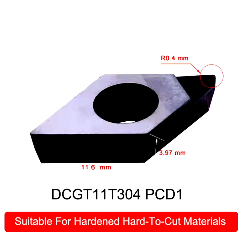 Imagem -02 - Tratamento Térmico Cnc Torno Ferramenta Cbn Alta Dureza Lâmina Aço Temperado após Processamento Tool Bit Torneamento Inserções Dcgt070204