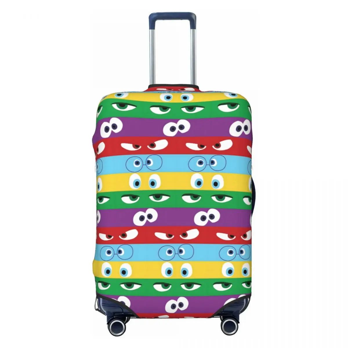 

Чехол для чемодана с мультяшными рисунками Custom I-Insides O-Outs, милый мультяшный защитный чехол для чемодана, подходит для чемоданов 18-32 дюймов