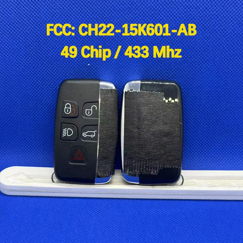 CN004003 OEM 5 Button Smart Remote KEY 49 Chip 433Mhz FCC CH22-15K601-AB For Range Rover Evoque Sport 2010-2016 Vogue 2012-2016