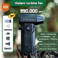 Xiaomi Turbo Jet Blower 990000RPM Outdoor Powerful Air Blower Brushless Motor Turbo Fan Wind Speed 75m/s 10000mAh Thrust PC Tool