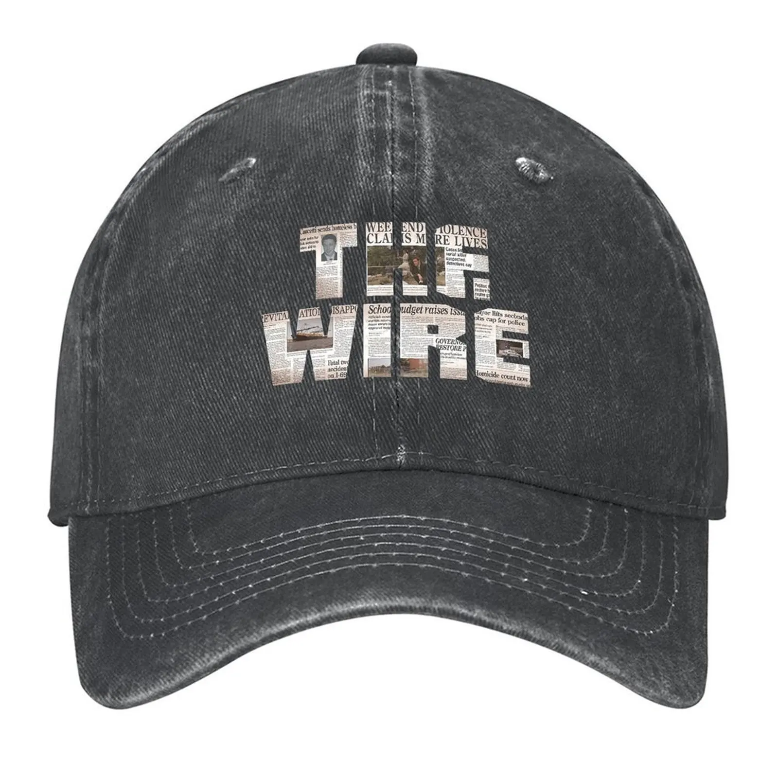 

The Wire Series Baseball Cap Custom Cap Visor black hats for men Women's Hats Men's