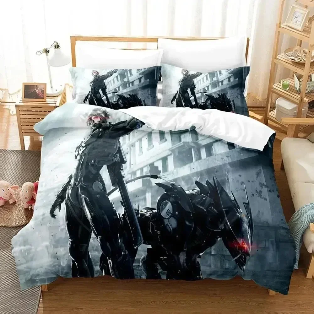 

METAL GEAR RISING REVENGEANCE on Steam Bedding Set Duvet Cover Sheet Printed Pillowcase Full Queen King Size Comforter Bedroom