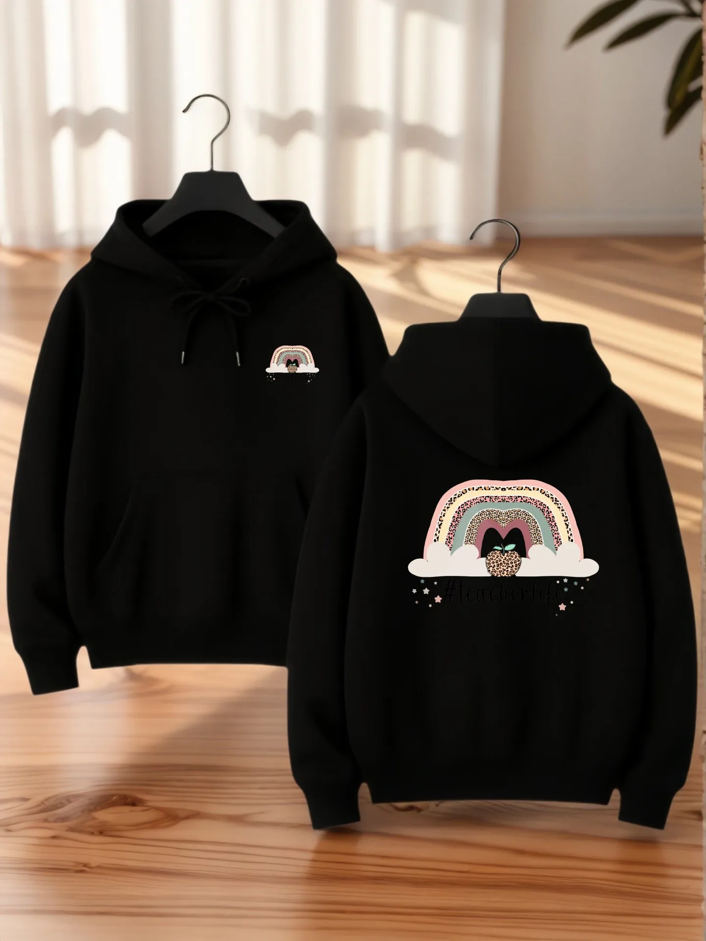 

Женская толстовка с графическим рисунком, эстетический дизайн, принт бабочки, повседневная одежда на каждый день, смесь хлопка, для подростков