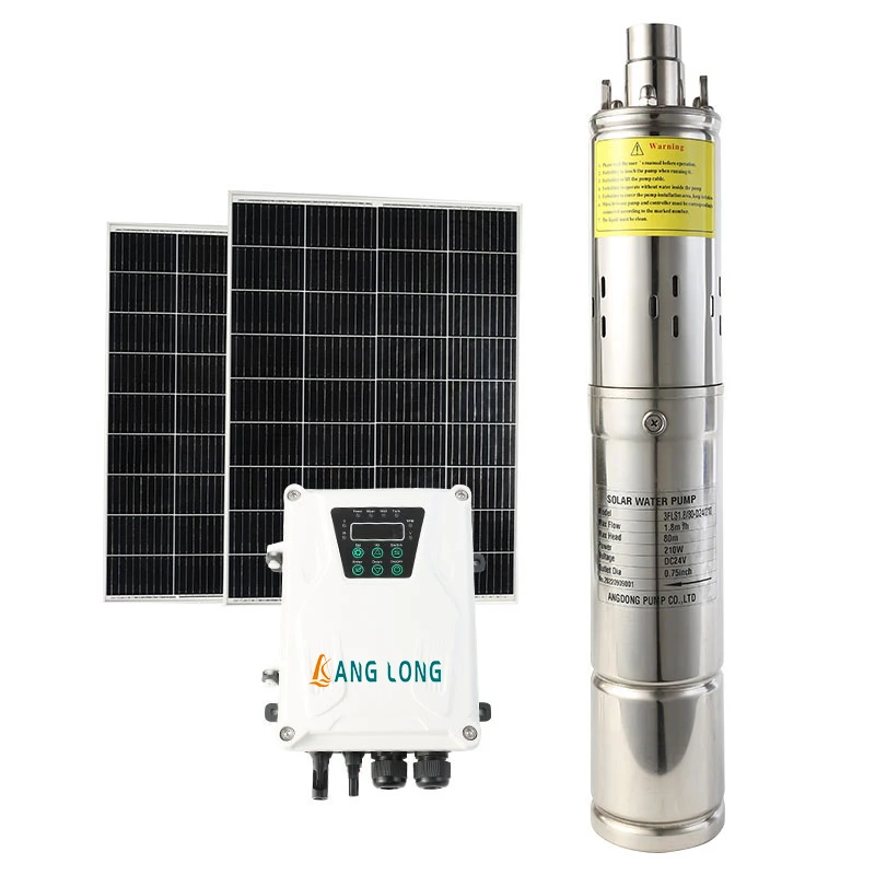 Dc Irrigation Solar Water Pump Submersible 48v 1hp 0.75kw Solar Water Pump For Farming