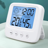 2025 New LCD digital indoor temperature hygrometer Backlight indoor electronic hygrometer thermometer weather station