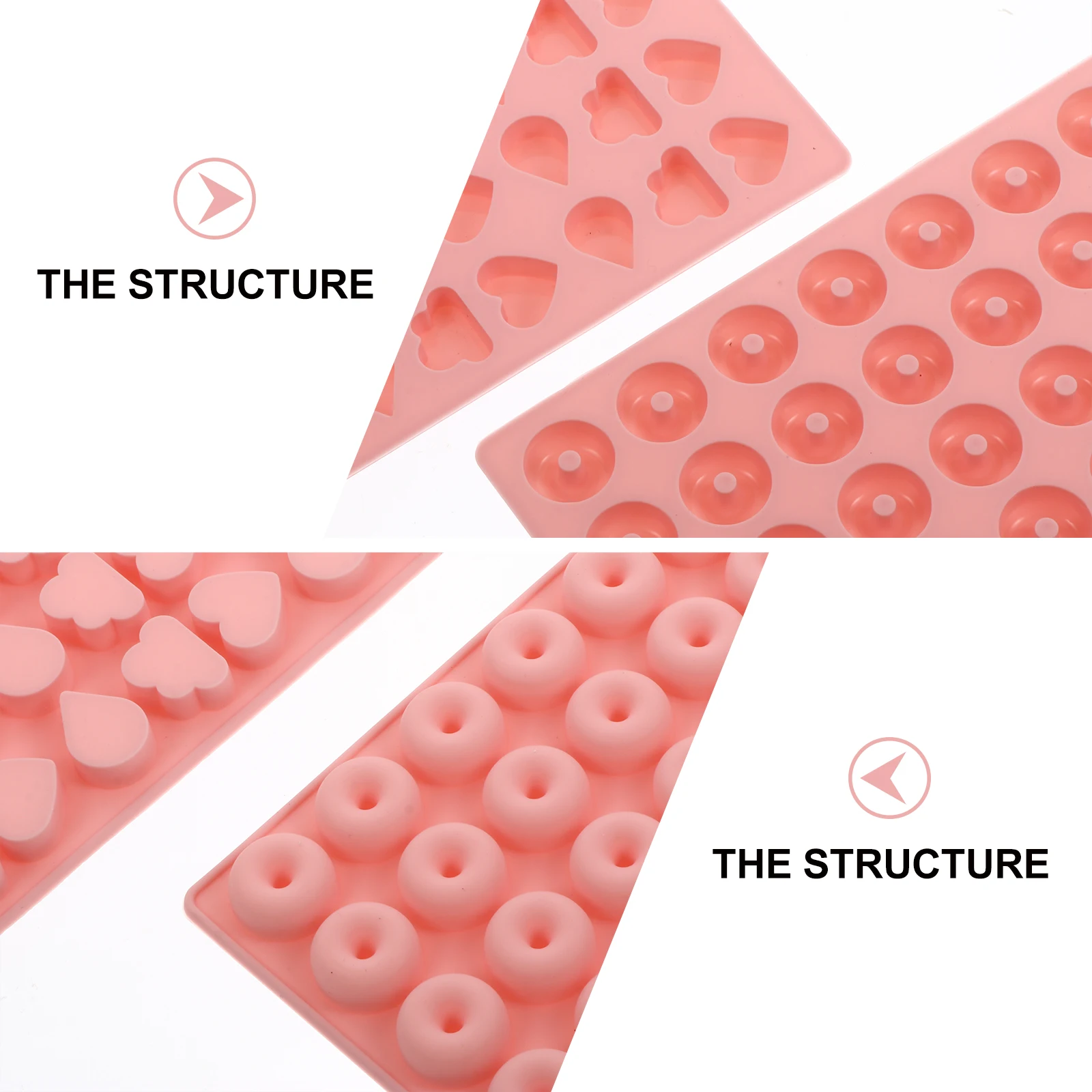 

2Pcs Mold Silicone Pastry Confectioner Baking Form Layer Cake Molds Chocolate Block Mould Tray Fondant Mold DIY Home Use