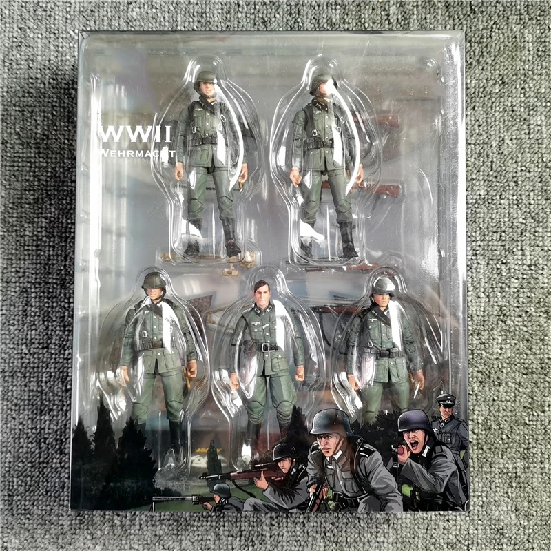 1/18th WWII Series National Defense German Forces Mountain Division Military Camouflage Soldiers 3.75 Action Figure Model