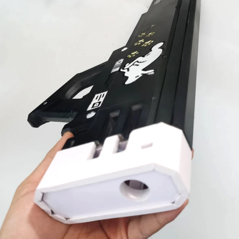Gra NIKKE bogini zwycięstwa Cosplay króliczek X 777 czarny królik broń Model EVA PVC ręcznie robiony pistolet 90CM rekwizyt halloweenowy zabawki