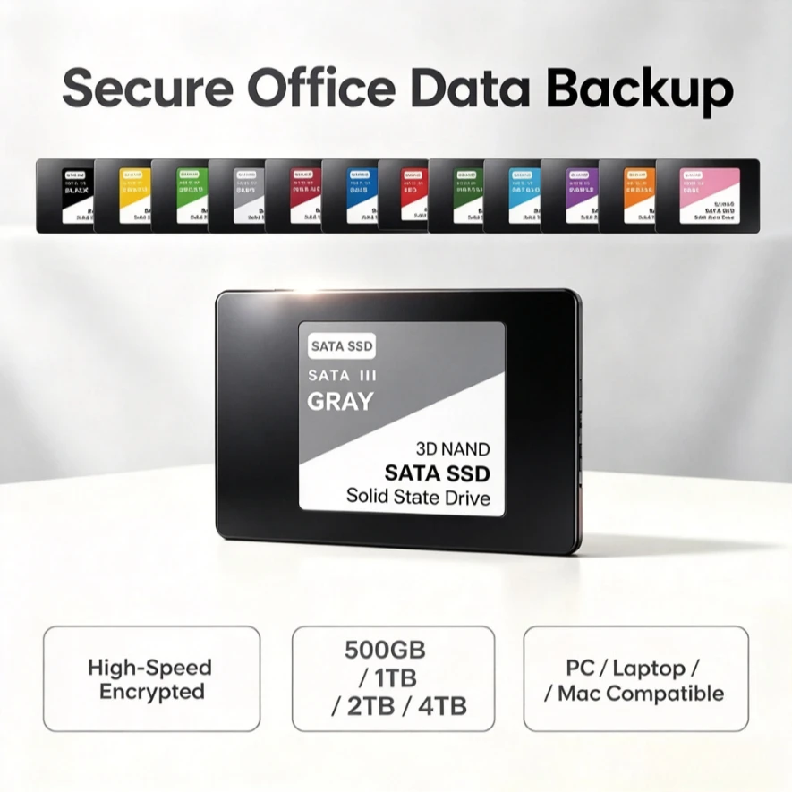 Original 013 SSD Grey 2.5 Inch SATA3 High Speed 3D NAND Internal Solid State Drive 2TB 4TB for Laptop Desktop Gaming PC Upgrade