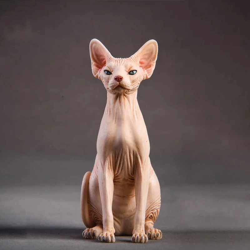 

3D безволосый кот, силиконовая форма для смолы, сделай сам, милый кот, эпоксидные украшения, ремесленная форма для дома, сада, искусства, сувенир для домашних животных, рукоделие