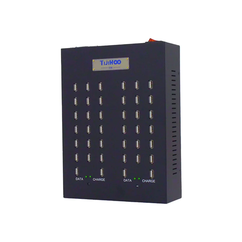 Alloy Housing CE FCC UL ROHE Certificate 40 Usb-Hub Multi-Port Hub for School Hospital Studio