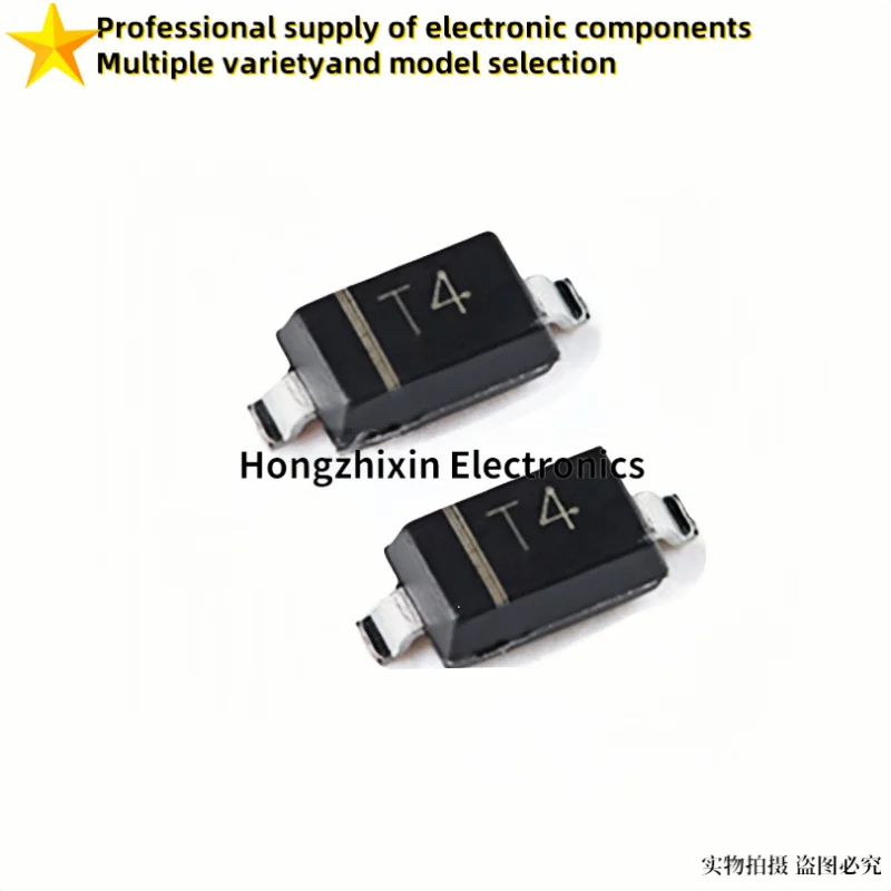 100 buah kualitas baru diode SMT switch diode ((dicetak T4) SOD-323