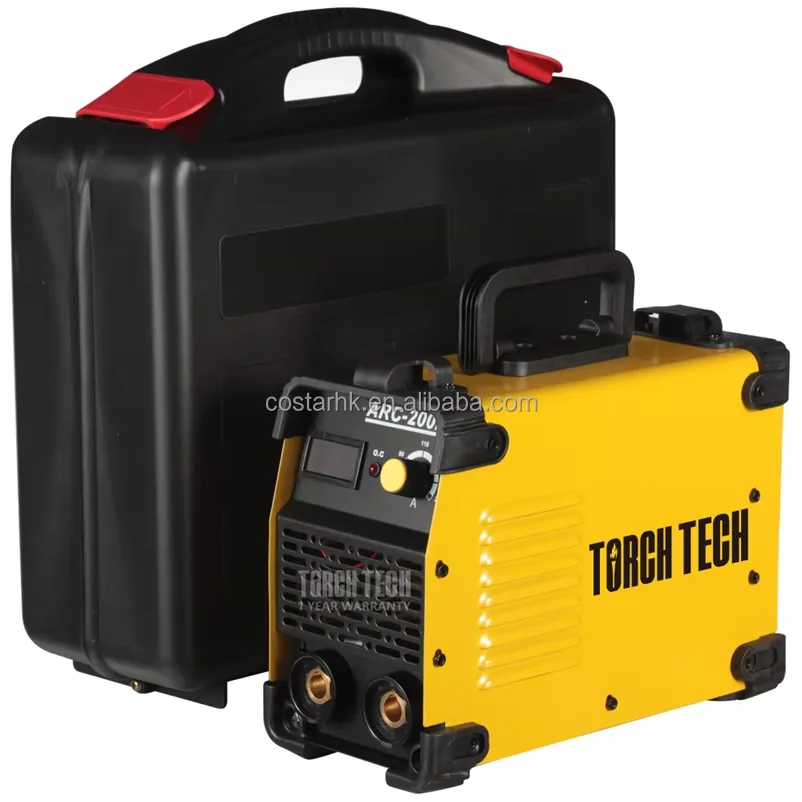 new zx7-200 dc 220v / 110v inverter welding machine mini mma welder stick stainless steel welding