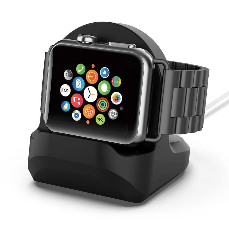 Charging Station for Apple Watch S10 Charging Bracket for iWatch ultra3 Silicone Stant for Apple 1 2 3 4 5 6 SE Accessories