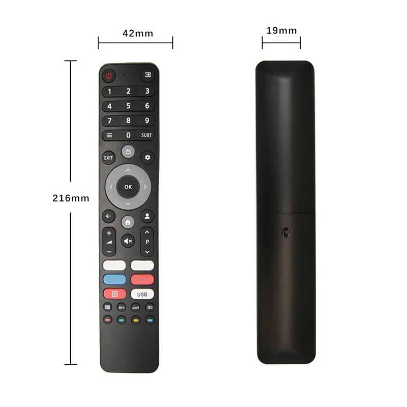 Remote Control TV Pintar Universal A25P 6X untuk DEXP, Viomi, CHIQ - untuk Berbagai Model, Inframerah