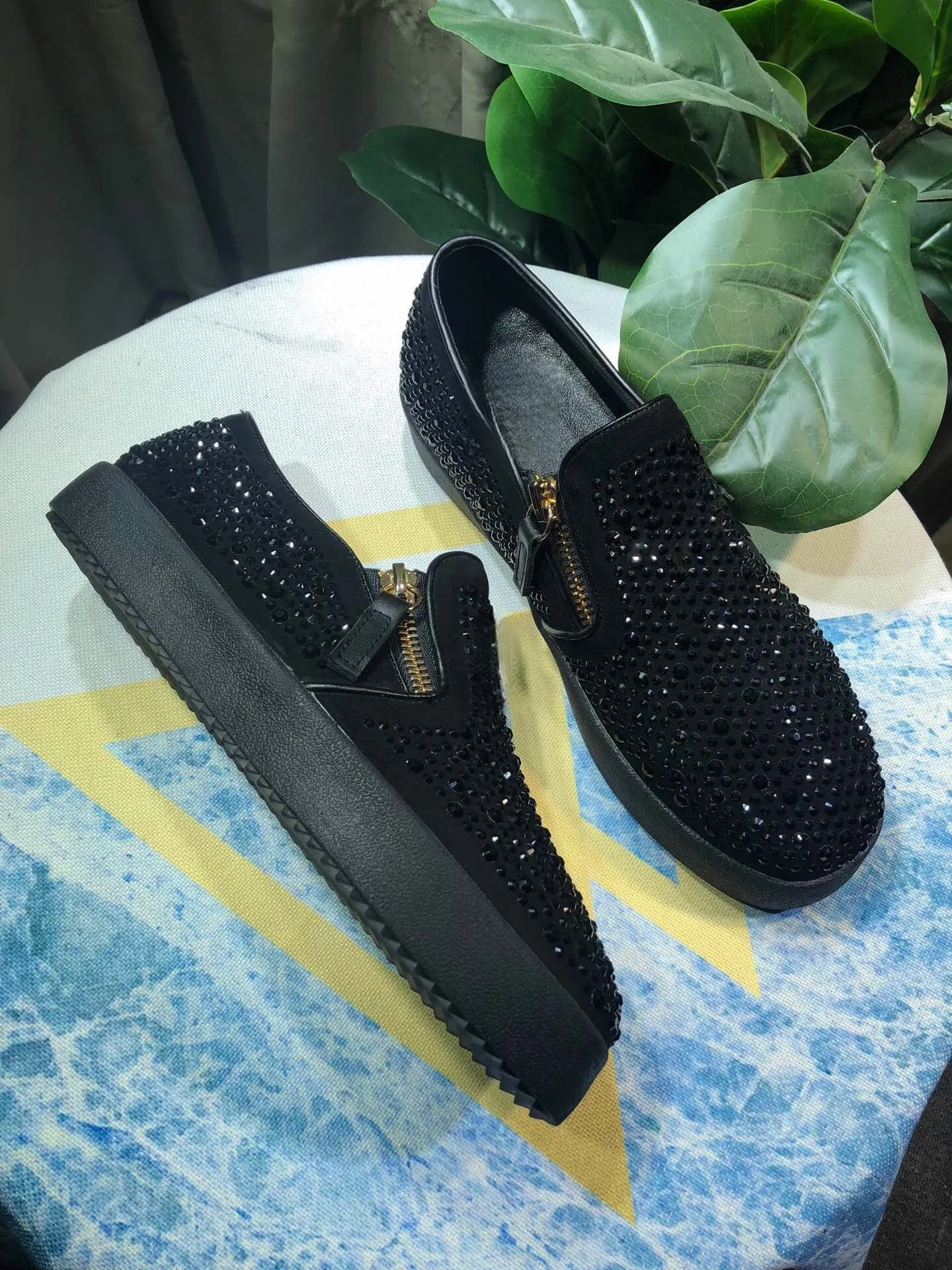 

Top Quality Casual Sneakers for Men Brand Designer Women Tennis shoes Luxury Genuine Leather GZ Loafers Sports shoes 35-48 G1292