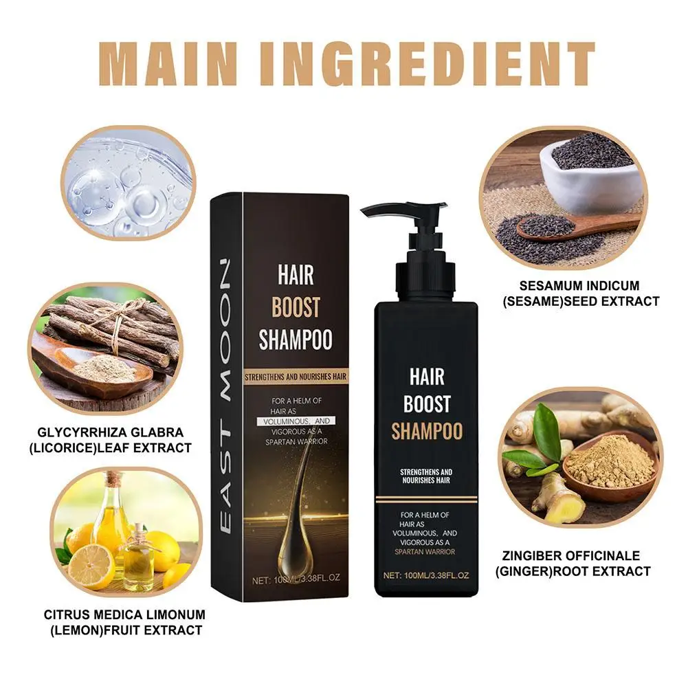 

100ml Dense Hair Shampoo Root Activating Shampoo Mane Strengthening Activating Shampoo Dry Frizzy Treatment Deep Nourishment