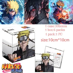 New Naruto Shippuden Dual Holographic Paper Collectible Card 10cm*10cm  Original by PainterAcrylic Dual Holographic Craft