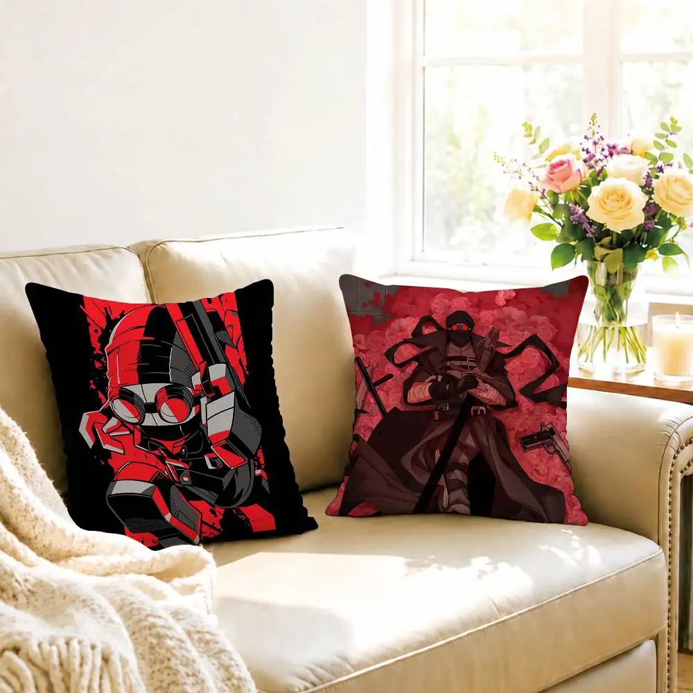 M-MADNESS COMBAT Hank Square Double-Sided printed Pillow Case Bedroom Bedside Pillow Sofa Cushion Cover Gift