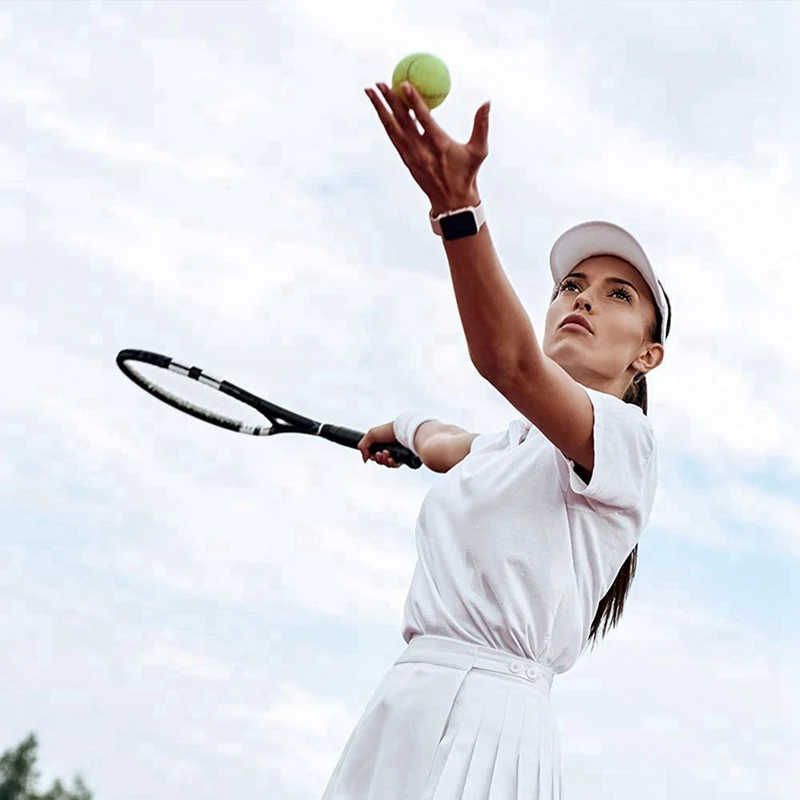 Confezione da 48 palline da tennis con custodia - Palline da tennis a parete spessa di alta qualità - Perfette per il tennis e il cricket