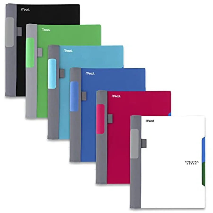 

Advance Spiral Notebooks 2 Subject College Ruled Paper 100 Sheets 9-1/2" x 6" Colors 6 Pack 38642