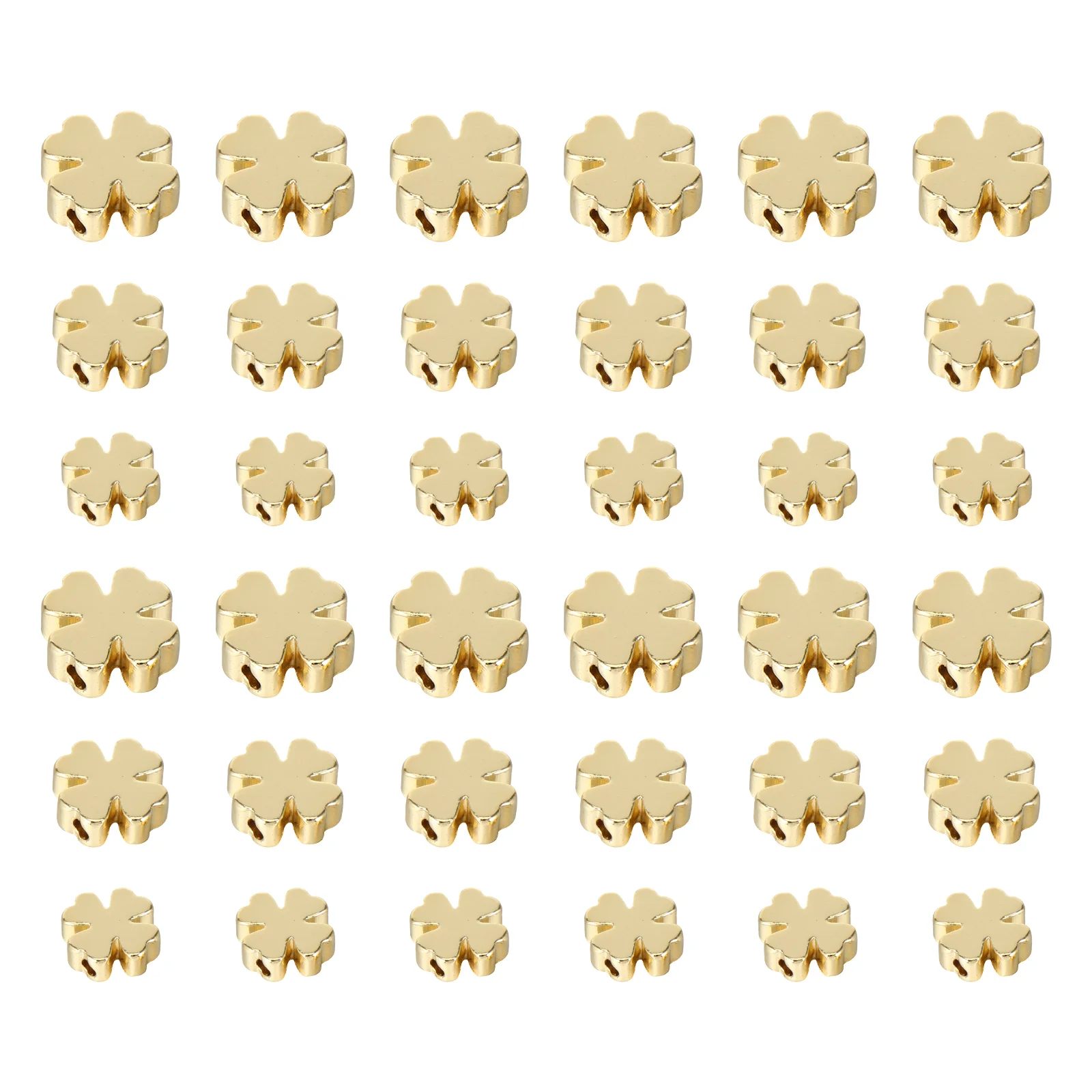60 Pcs Bracelet Material Jewelry Beads Spacer Charm Metal Alloy Loose of The Lid