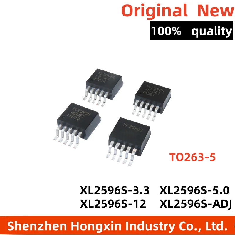 

10 pieces of XL2596S-3.3E1/5.0E1/12E1/AJE1 TO263-5 voltage reducing chip IC