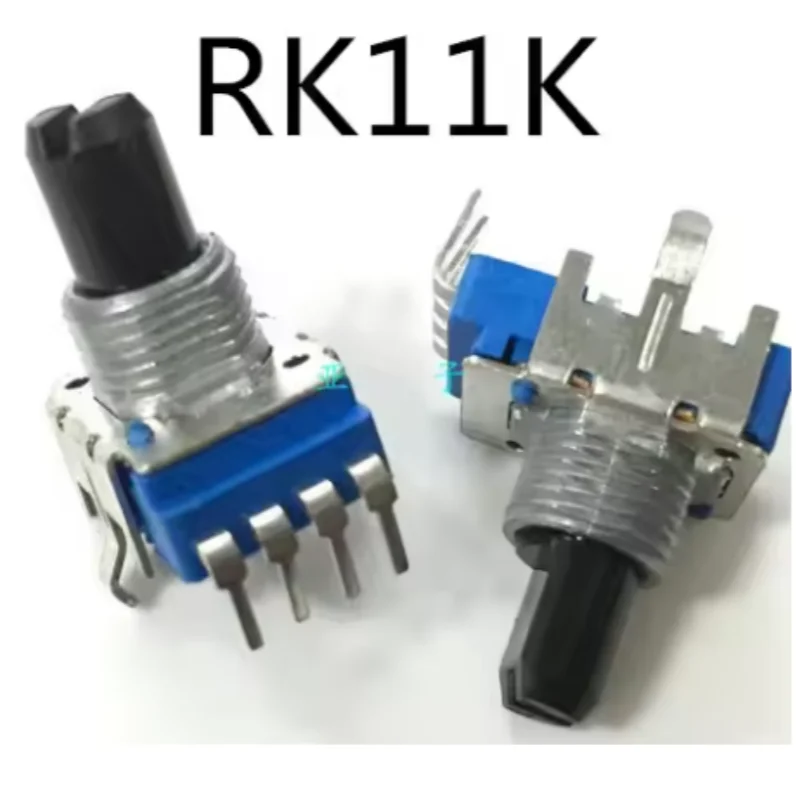 10PCS RK11 4-pin potentiometer, disc player, audio speaker, volume welding machine, potentiometer B1K2K5K10K50K100K, brand new