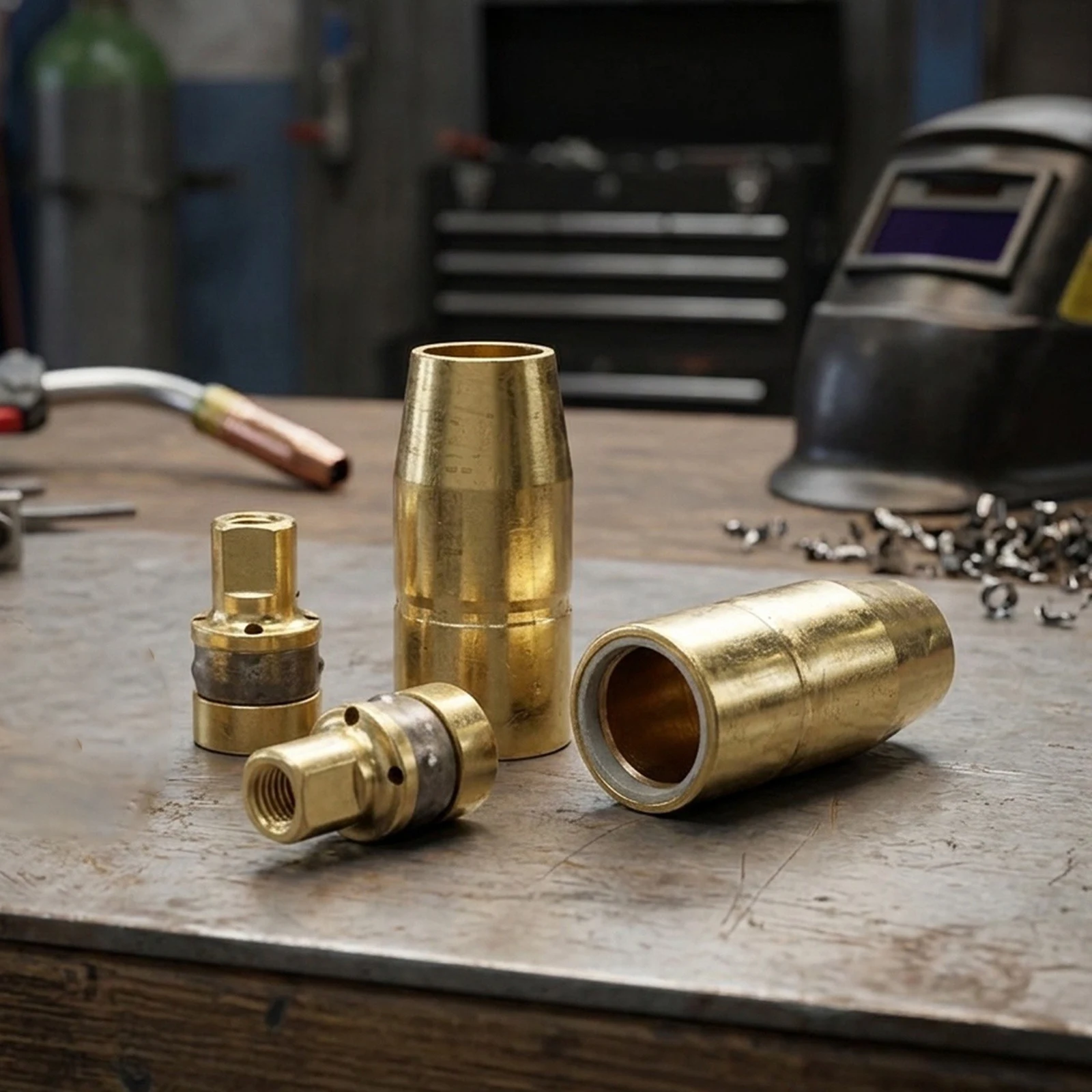 Welding Replacement Parts Nozzle Contact Tip Welding Projects Metal Construction Copper Contact Tips For MILLER