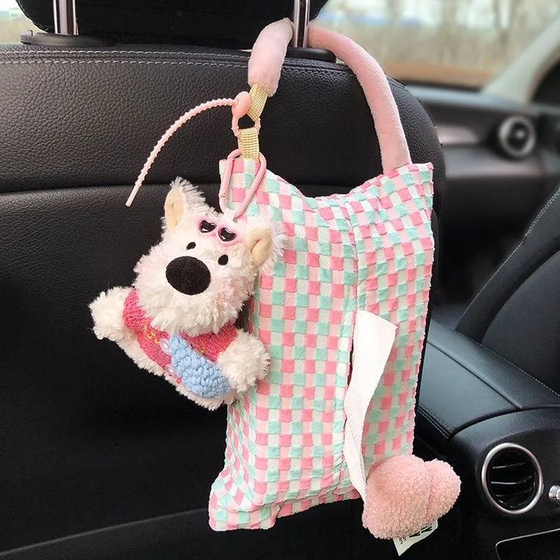 

Automobile Paper Tissue Boxes Modern Hanging Type Hand Towels Napkin Tissue Boxes Toilet Cloth Storage Boîte À Mouchoirs MHZJH