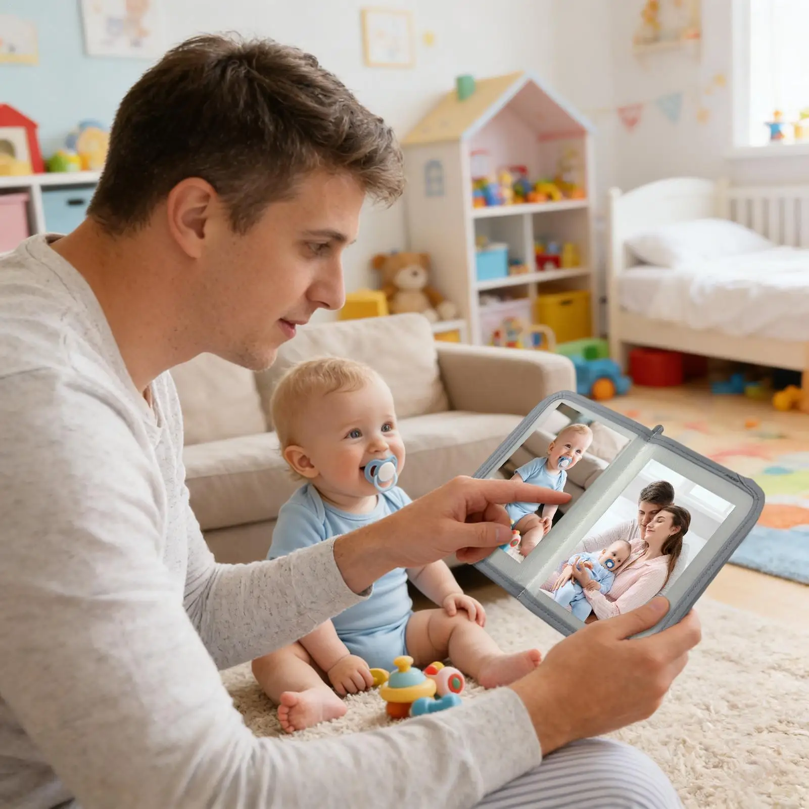 

Детский фотоальбом для записи этапов развития ребенка, фотоальбом для новых родителей, дедушек, бабушек, мам, для фотографий