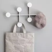 Modern Simple Nordic Wall Hanger Clothes Storage Organizer Coat Rack Metal Creative Multipurpose Hanger Entrance Decoration Wall