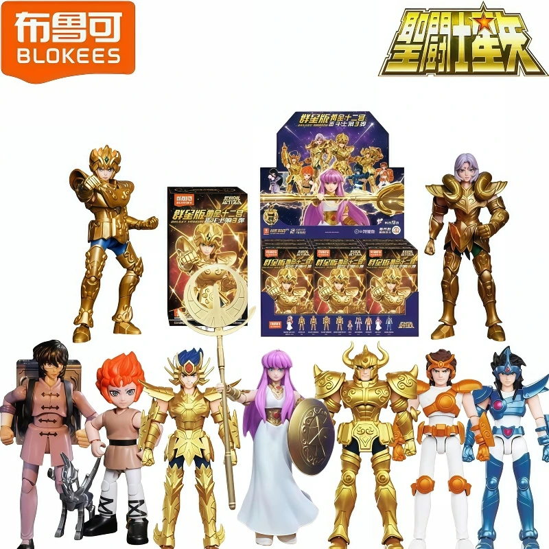 Конструктор BLOKEES Saint Seiya 3rd Many Stars Edition: Афина, сборная модель, коллекционные украшения, детская игрушка, праздничный подарок