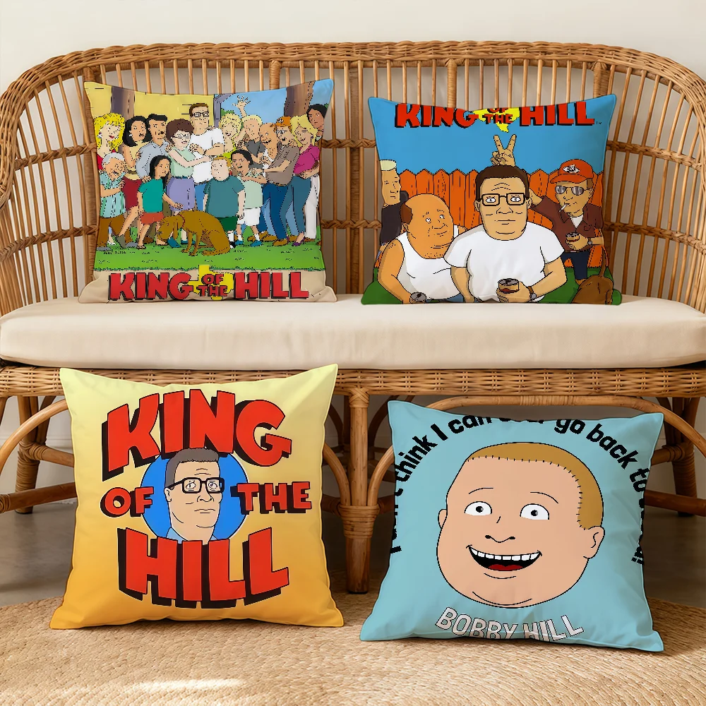 DSN K-KingS Of The H-HillS Cushion Cover Square Decorative Throw Pillow Case Sofa Bed Living Room Anniversary Gifts