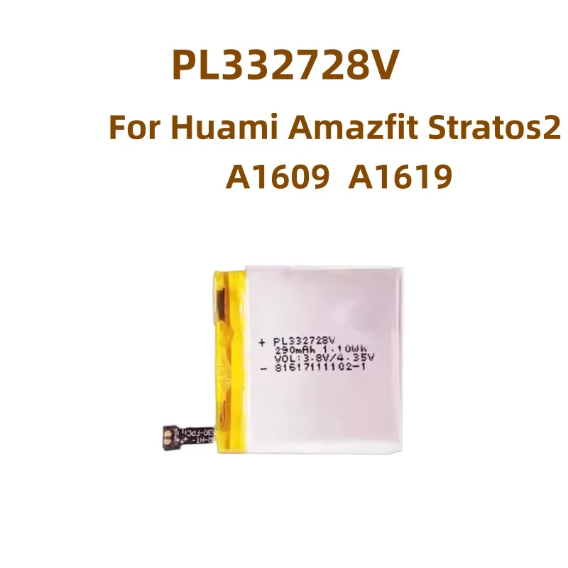 Replacement Battery PL322728H PL332728V for Huami Amazfit Stratos 2 A1609 A1619 Stratos 3 A1929 A1928 Smart Watch