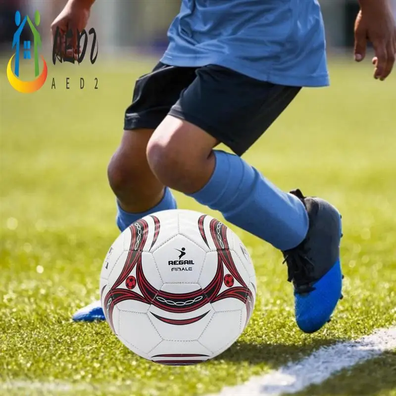 AED2-REGAIL كرة القدم حجم قياسي 5 كرة القدم آلة مخيط سميكة كرة القدم الهدف الدوري الكرة الرياضة التدريب في الهواء الطلق فو