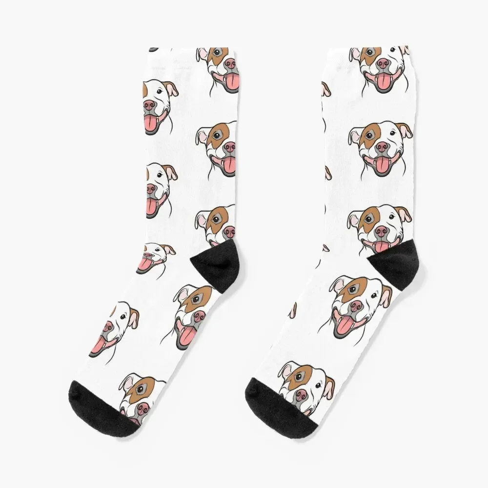 

Happy Go Lucky Pit Socks custom sports Hiking boots Socks Woman Men's