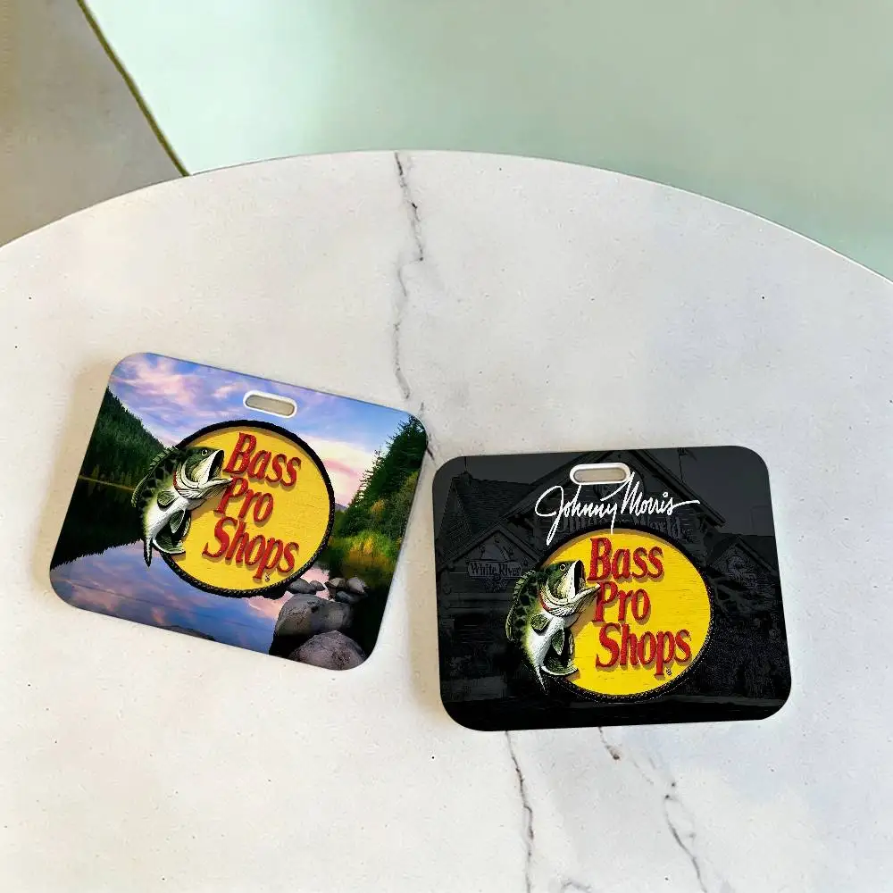 B-Bass Pro ShopS Porta Tarjetas de Identificación Unisex con Cordón, Porta Credenciales para Negocios, Exposiciones, Escuela, Correa para el Cuello