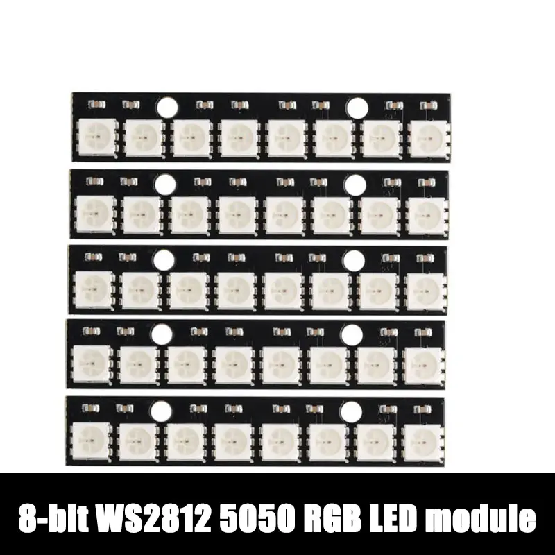 modulo-led-rgb-ws2812-5pcs-5050-de-8-bits-e-8-canais-placa-de-desenvolvimento-enderecavel-em-cores-completas-para-arduino-raspberry-pi-pcb-preto