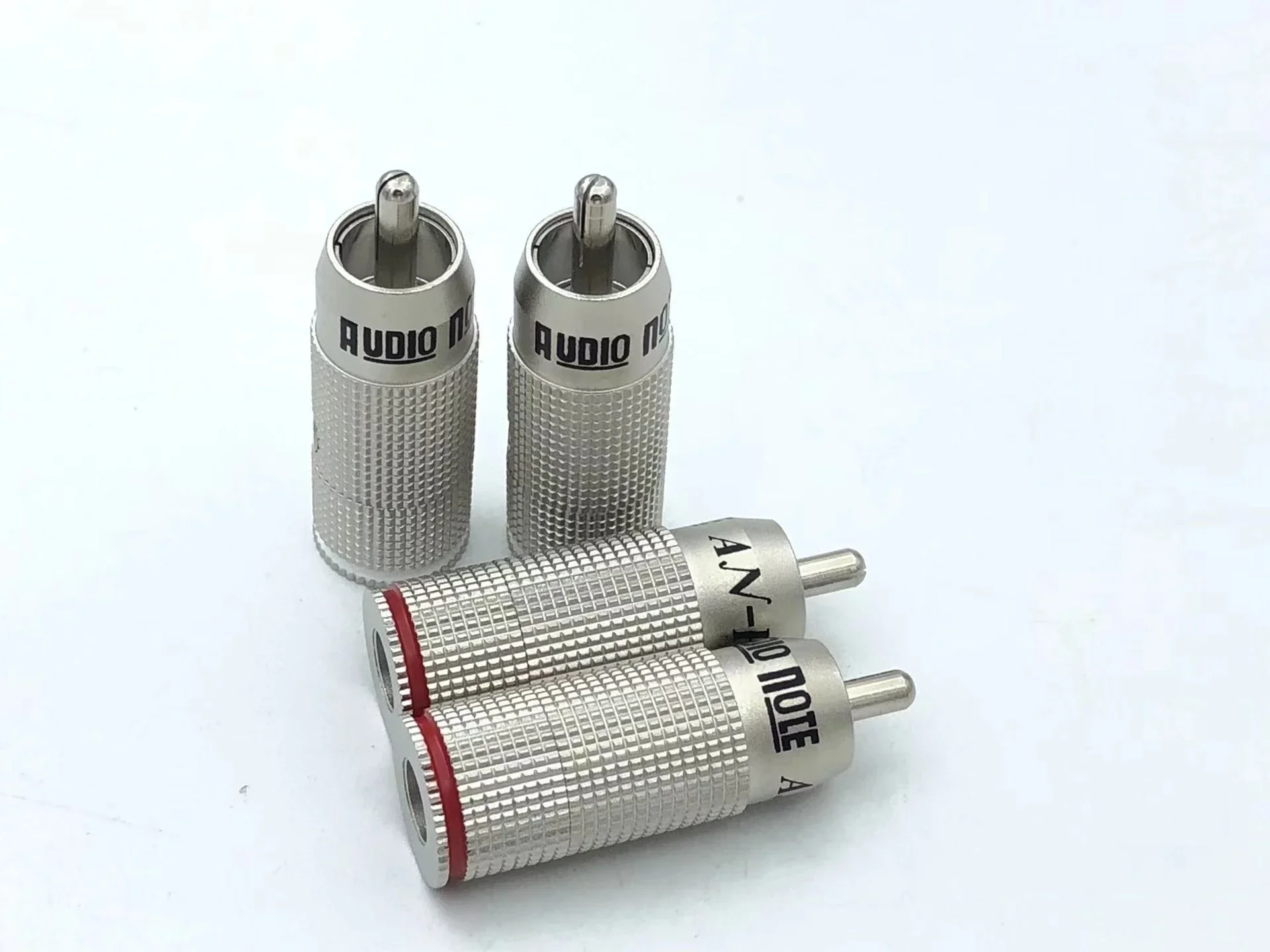 4Pcs HiFi Audio UK Audio Note AN-Vx Silver Plated RCA Lotus Plug RCA Plug Signal Line Connector 6mm - Image 3
