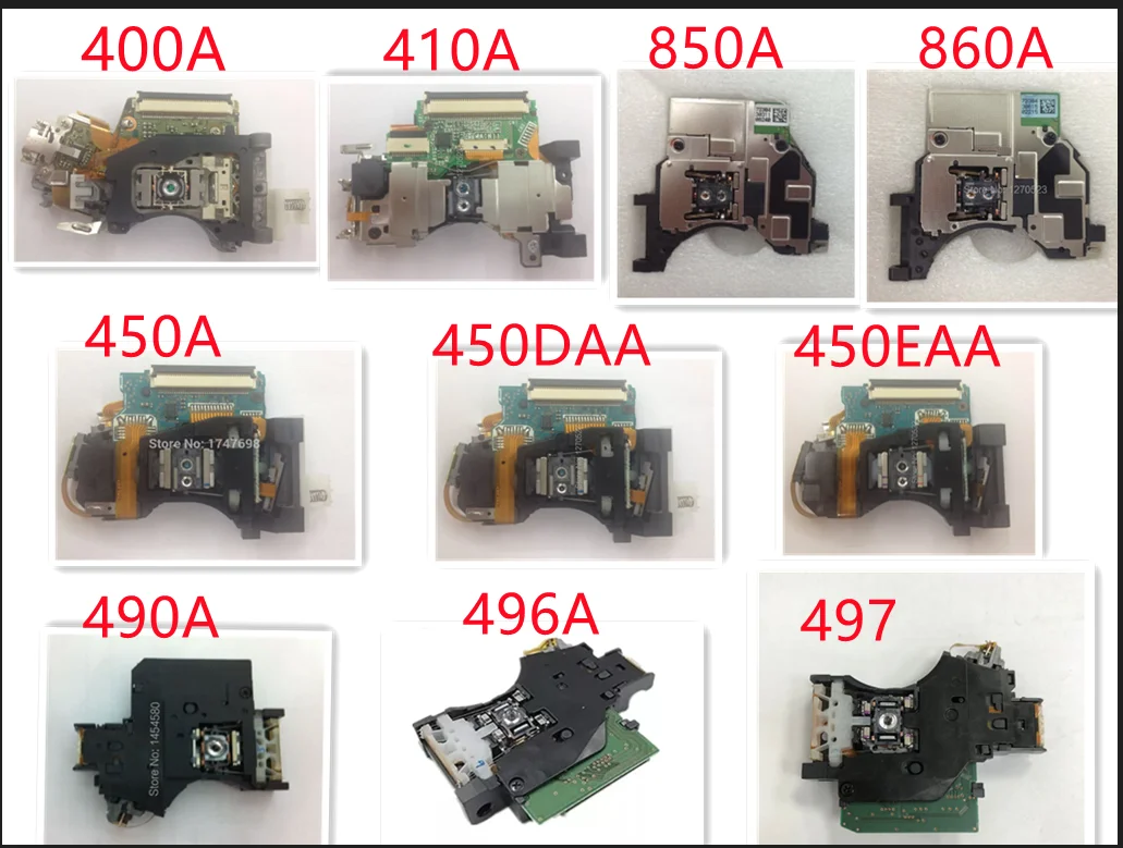 عدسة الليزر Kes 400A 410A 450A 450DAA 450EAA Kes 850A 860A لقارئ الليزر البصري ps3 Kes 490 496 لعدسة Ps4 497 لـ Ps5