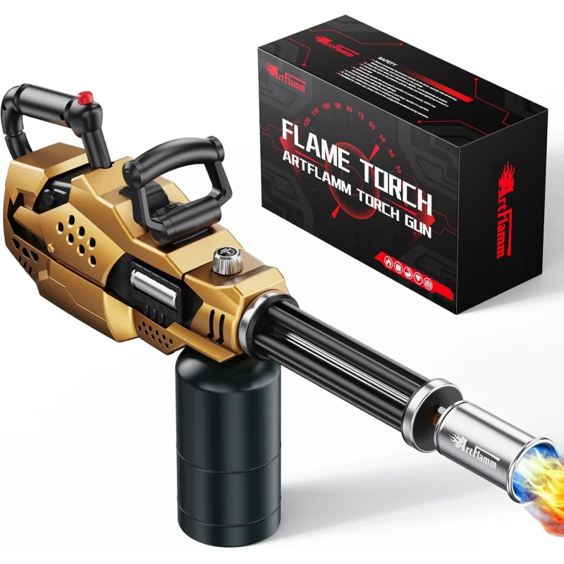 

Мощная пропановая горелка с регулируемым пламенем, подходит для кемпинга, барбекю и сварки (газовый баллон в комплект не входит).