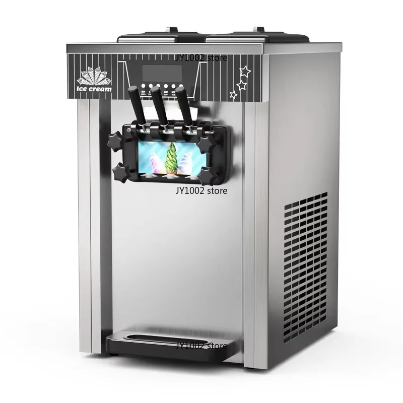 

Personalized Commercial Ice Cream Machine Three Flavors Portable Soft Serve Italian Ice Cream Equipment